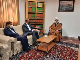 دیدار وزیر امور خارجه با حضرت آیت الله سبحانی