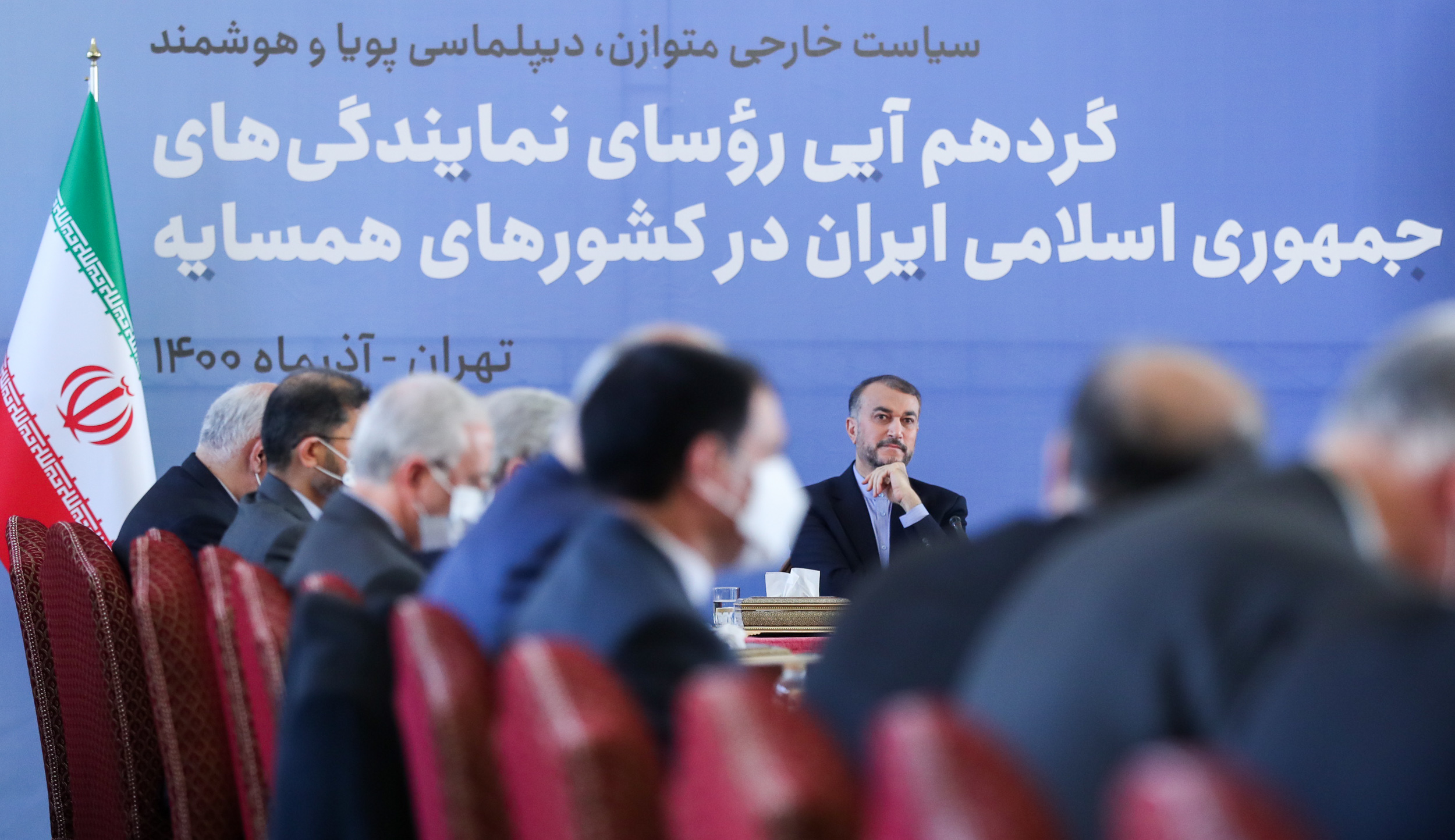 نشست های مرتبط با وزارت کشاورزی و معاونت علمی ریاست جمهوری در گردهم آیی رؤسای نمایندگی‌های جمهوری اسلامی ایران در کشورهای همسایه-- ۲۱آذر۱۴۰۰