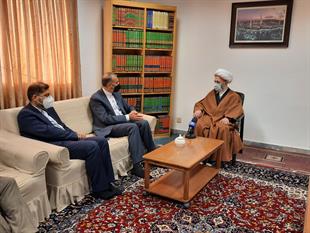 دیدار وزیر امور خارجه با حضرت آیت الله سبحانی