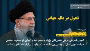 تحول در نظام بین الملل از نگاه مقام معظم رهبری