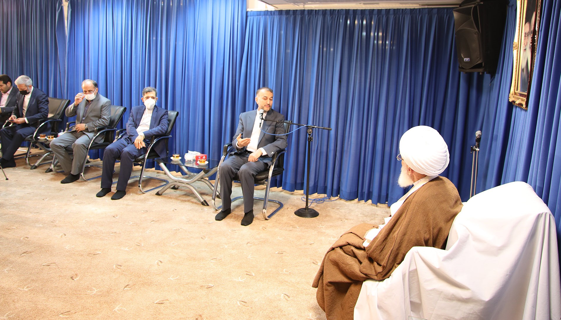 دیدار دکتر امیر عبداللهیان با حضرت آیت الله نوری همدانی