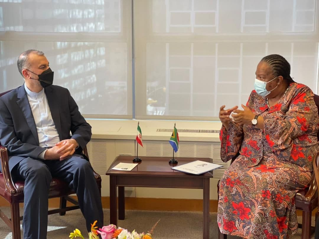 ملاقات دکتر امیرعبداللهیان با وزیر خارجه آفریقای جنوبی در نیویورک